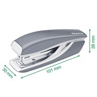 Leitz Mini-HeftgeräT Schwarz 10 Blatt Tacker + 1000 Klammern Metall-Kunststoff
