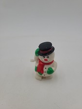 Vintage Wind Up Toy SNOWMAN - RUSS Christmas Retro Toys - Fun World Div 7089