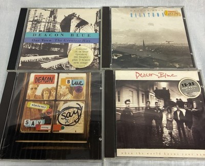 Deacon Blue 4 CD Bundle Album Lot - Raintown, When The World Knows Your Name A5