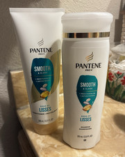Pantene Pro-V Smooth Sleek Shampoo Conditioner Set 355mL/308mL
