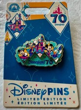 Disneyland 70th Anniversary Cast Exclusive PIN LE  3300  +  Free Shipping