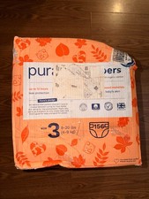 Pura Sensitive Skin Baby Diapers  Size 3 9-20 lbs , Hypoallergenic, Protection