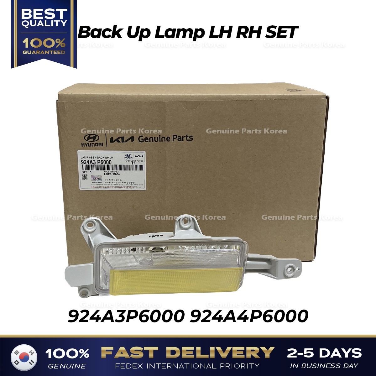 ⭐Genuine⭐ Back Up Lamp LH RH SET 924A3P6000 924A4P6000 for