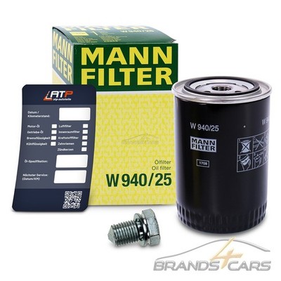 MANN ÖLFILTER+ÖLABLASS-SCHRAUBE FÜR VW TRANSPORTER BUS T3 1.6 1.7 BJ 81-92