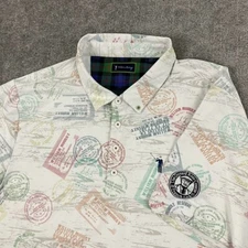 French Lick Donald Ross Course Polo Shirt Men XL William Murray Golf Performance