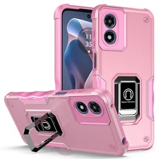 For Motorola Moto G 5G 2024 Ring Magnetic Kickstand Case