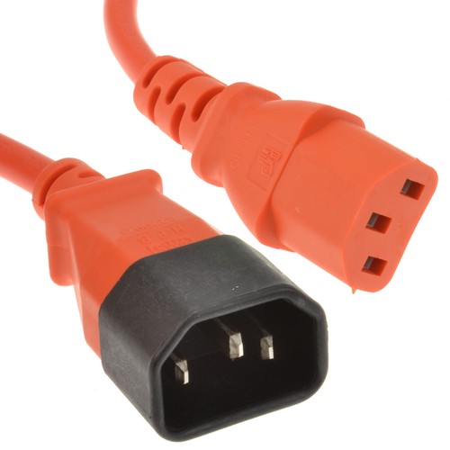 Potencia Cable Alargador IEC Macho a Hembra Conector IEC C14/C13 0.5m/1m/2m/10m - Imagen 2 de 36
