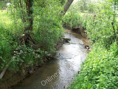 Foto 6x4 Badsey Brook Childswickham Zwei Bäche kombinieren sich in der Nähe dieses Punktes c2010