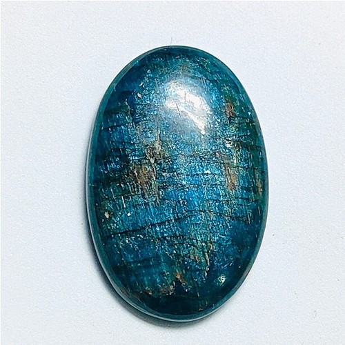 Apatite Natural Neon Blue Apatite Cabochon Loose Gemstone Jewelry 58 Ct ME-11677 - Picture 4 of 6