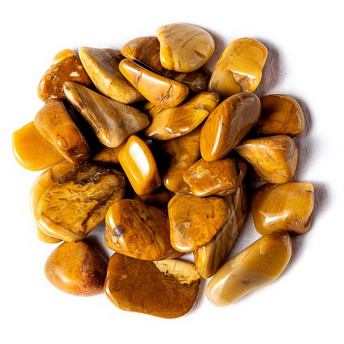 Cristalli di pietre preziose diaspro giallo caduto 50 g 15-35 pietre gemme rocce esemplari - Foto 1 di 4