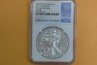 2015-W American Silver Eagle Burnished - NGC MS70 First Day Issue