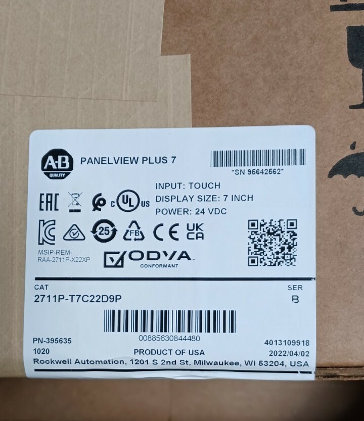 NEW SEALED BOX NEW PLC 2711P-T7C22D9P /B PanelView Plus 7