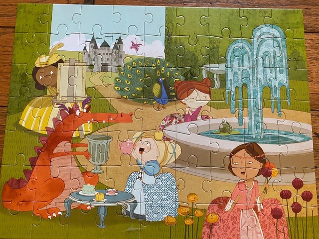 Mudpuppy Royal Garden 63 Piece Children's Jigsaw Puzzle ...