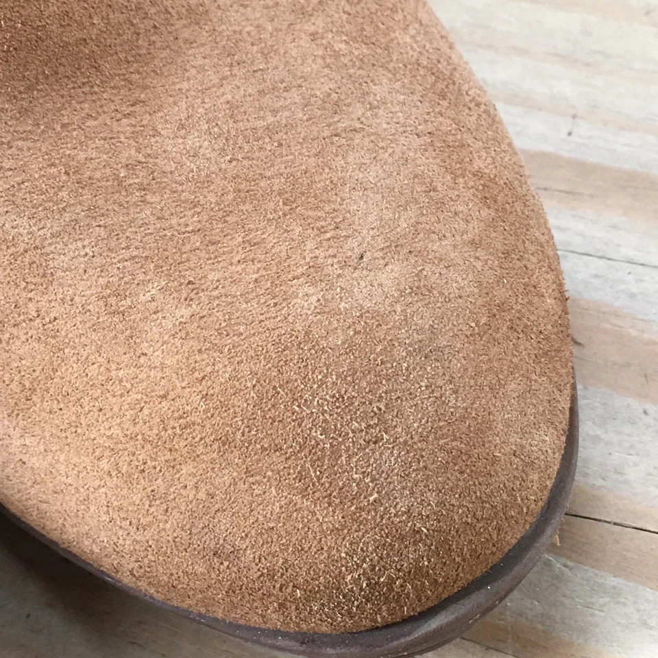 Botas Anne Klein para mujer 9 M Teamy piel de oveja borla cremallera tacones botín marrón gamuza Foto 4 de 4