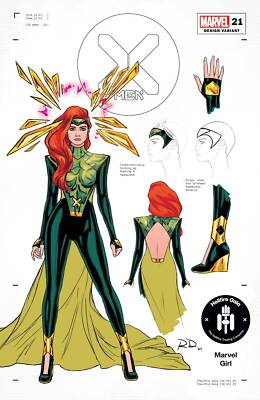 X-MEN #21 1:50 DAUTERMAN JEAN GREY DESIGN VARIANT MARVEL COMICS | eBay