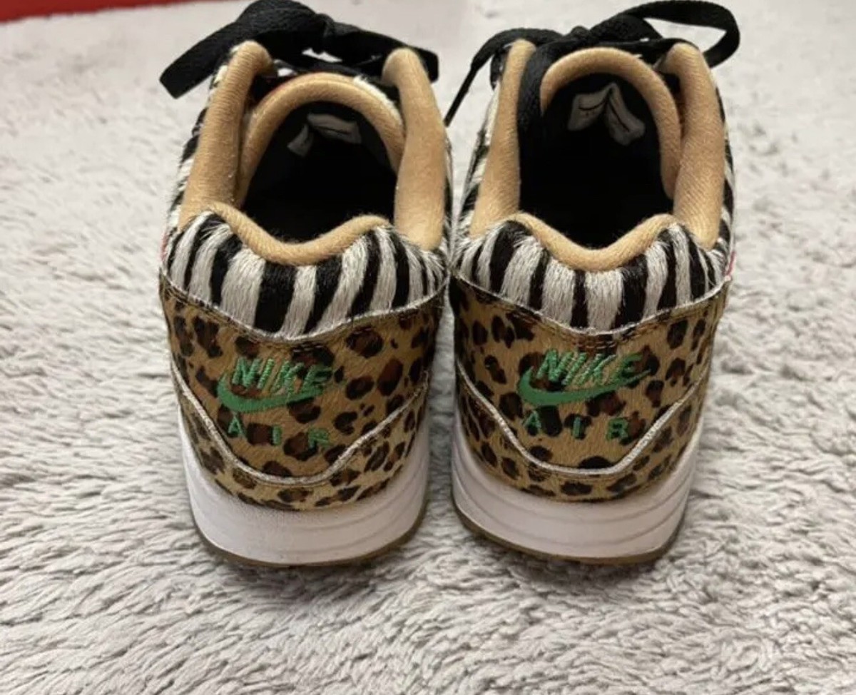 Nike Air Max 1 DLX Atmos Japan Animal Black Bison Wheat size