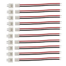 20 Sets Jst Xh 2.54 2 Pin Connector Plug Male with 200mm Wire Female Connector