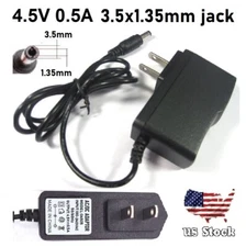 4.5V 0.5A 500mA AC/DC 110-240V Converter Adapter Wall Charger Power Supply Mains