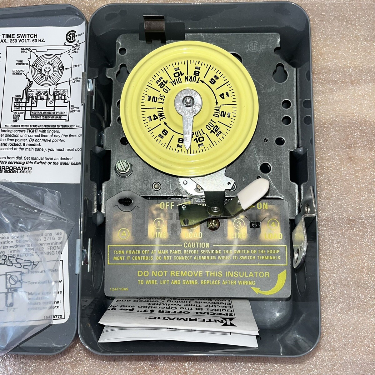 Intermatic WH40 Electric Water Heater Timer Little Gray Box | eBay