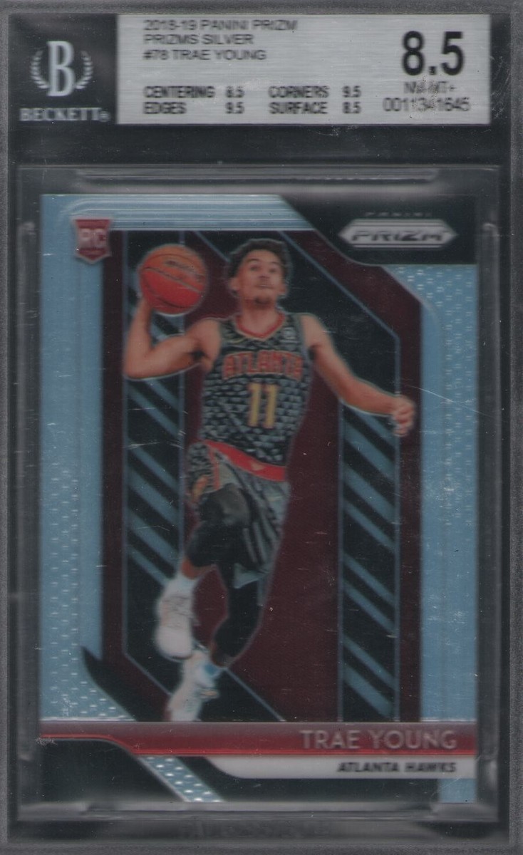 2018-19 Panini Prizm -SILVER PRIZM #78 Trae Young RC ROOKIE BGS