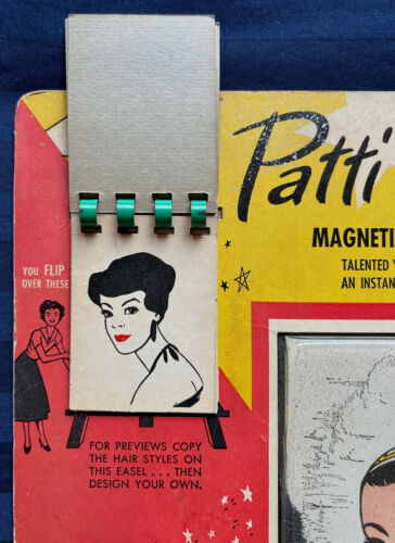 Patti Petite Magnetic Beauty Parlor Toy Includes Magnetic Comb Vintage - Picture 6 of 16