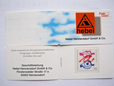 PORTOCARD, K-1996-3.500-12, HEBEL Hennersdorf,Briefmarke postfrisch