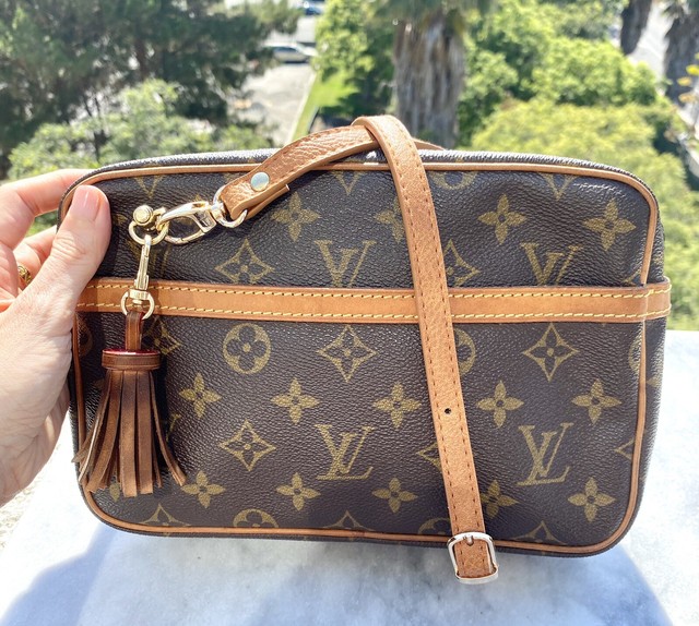 Louis Vuitton Crossbody Clutch Bag - Optional Generic Leather Strap - US Seller | eBay