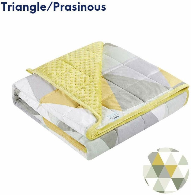 ZonLi Weighted Blanket 20 lbs(60''x80'', Abstract/Navy), Queen Size