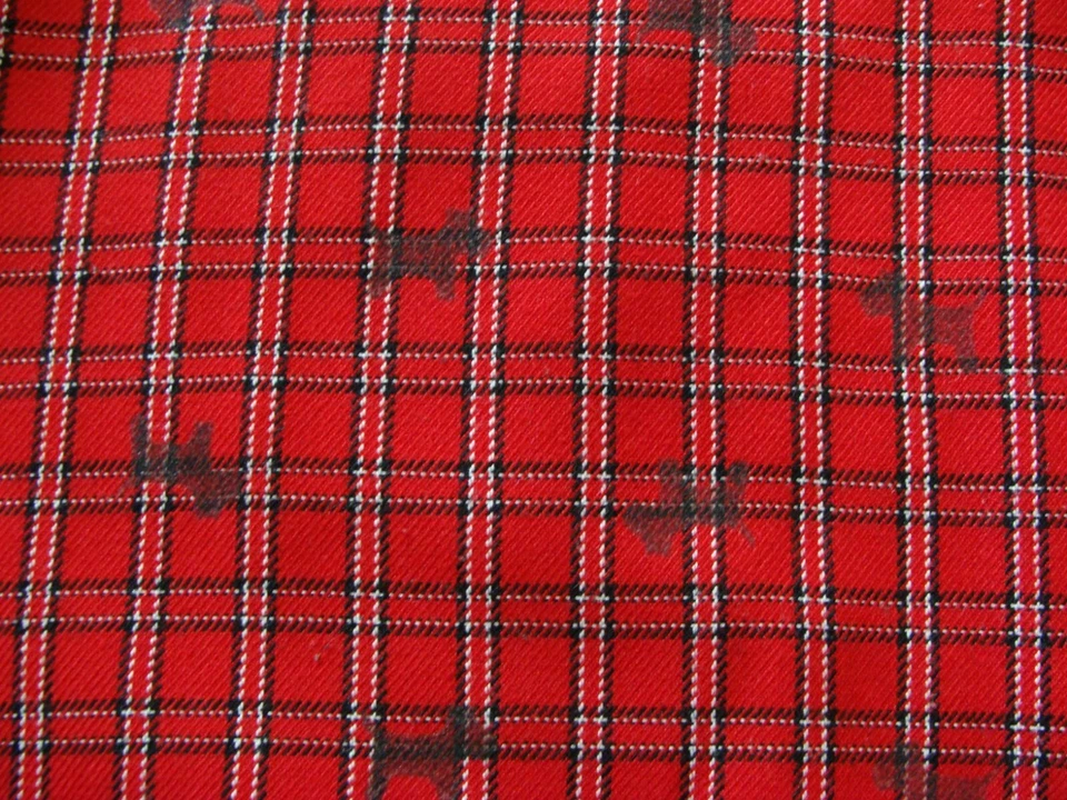 Samantha Says Girls Plaid Scottie  Christmas Dress Jumper Red Black Size 4 - Image 3 of 4