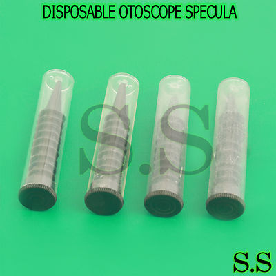 NEW DISPOSABLE OTOSCOPE SPECULA 40 WITH TUBE ! 2.5MM & 3.5MM