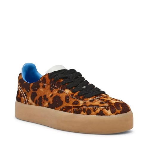 Steve Madden Tux Women's Tux Sneaker Shoes, Leopard , 6.5M - 第 1/6 張圖片