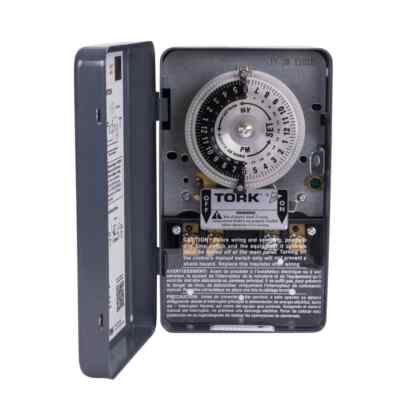 TORK 40 Amp 1-Channel 24-Hours Indoor Mechanical Time Switch Same Time EveryDay