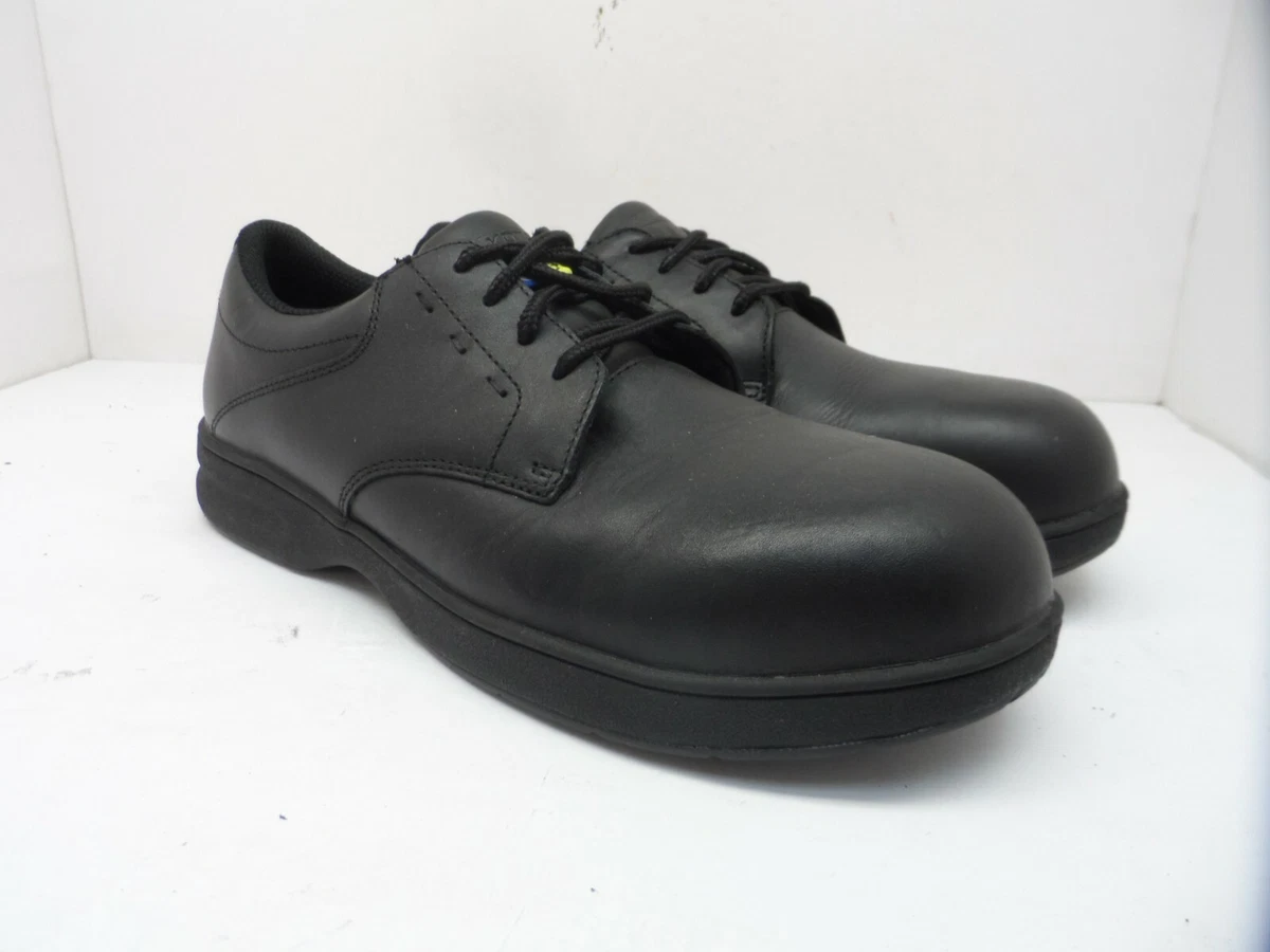 DAKOTA Men&#039;s Toe ESD Leather Lace-Up Saftey Shoes Black 10.5M eBay