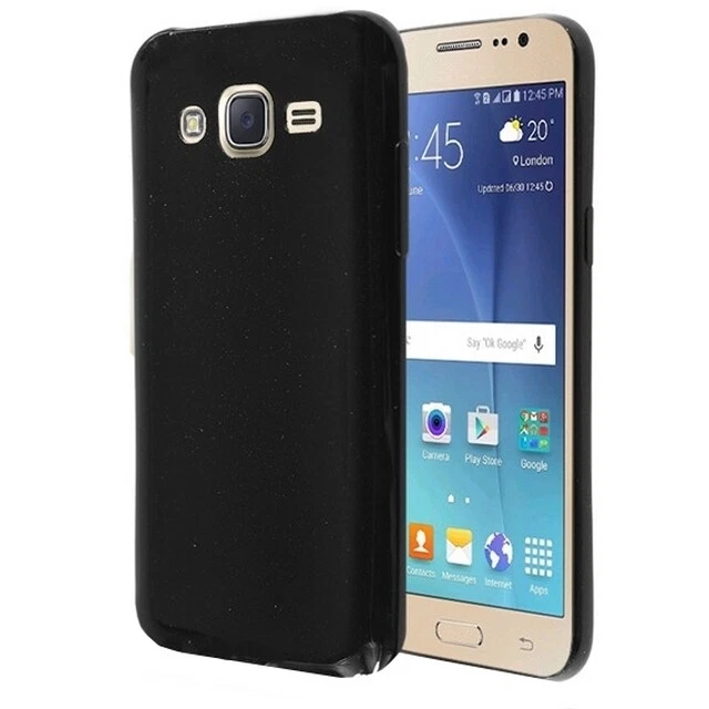 Custodia Silicone Back Case Fluo Cover Gel Glitter Sottile Htc Desire 530 Nera - Immagine 4 di 4