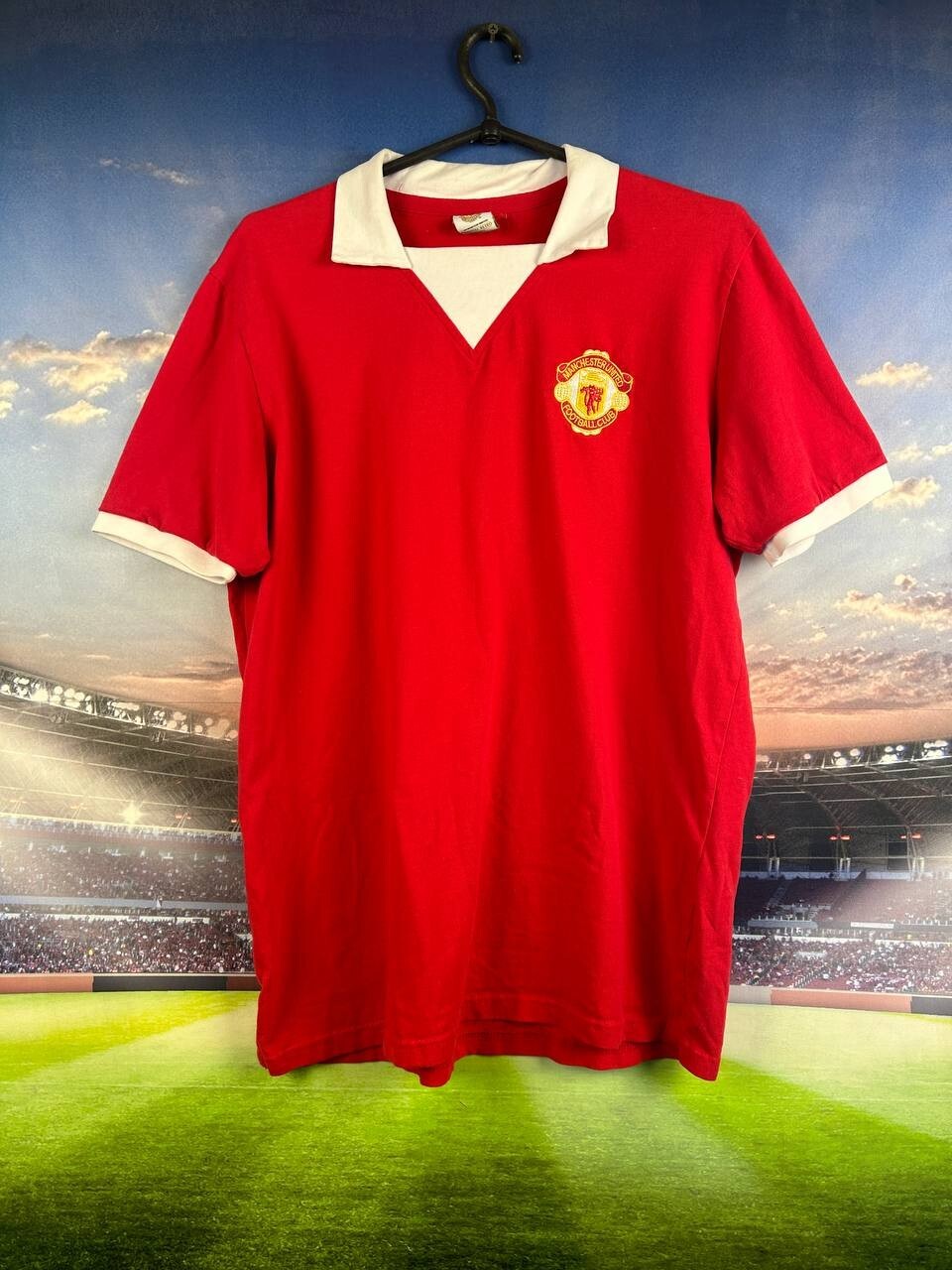 Manchester United Jersey Retro Replicas football shirt 1971 - 1974 Men Size M