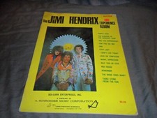 Songbook/Vintage  The Jimi Hendrix Experience Album 1968 20 Pages Used Good