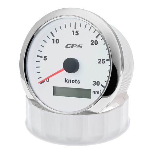 85mm Boat GPS Speedometer 0-30Knots Odometer Gauge 7 Colors For Car Truck Marine - Picture 9 of 15