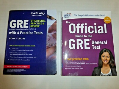 2New Official Guide GRE General Test 2016 Kaplan 2014 Strategies Practice Review