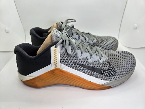 Nike Free Metcon 6 Shoes Men's 10.5 Grey CrossFit Workout Athletic Gym Sneakers