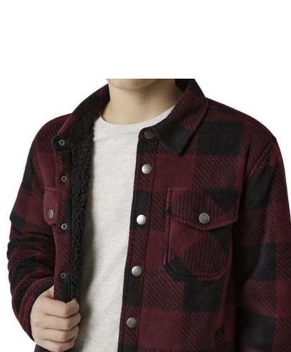 WP Weatherproof Boy's SZ 4/5 Fleece Shirt Jacket - NWT - Picture 2 of 5