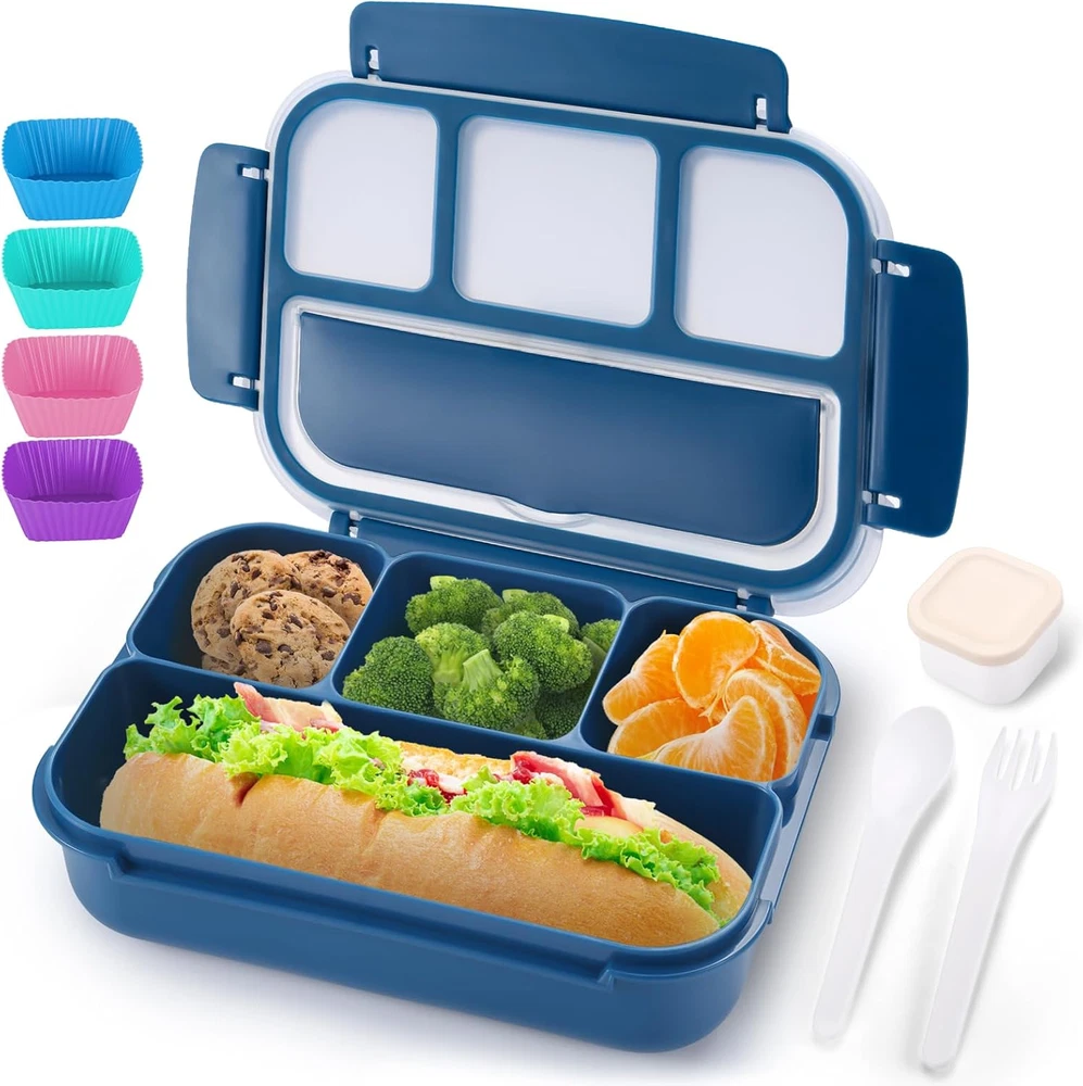 Bento Box Lunch Box for Adults & Kids - Durable & Stylish Bento Container for Men Women Boys Girls Bento Box Lunch Box for Adults & Kids - Durable & Stylish Bento Container for Men Women Boys Girls