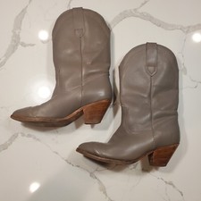 Frye Vintage High Heel Genuine Leather Cowboy Boots 5.5 M