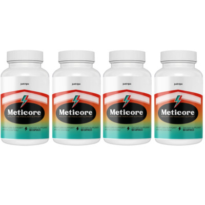 Meticore - Advanced Weight Loss Supplement, Wellness Support - 4 Bottles