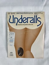 UNDERALLS NOS VTG Pantyhose Beige Size C-D Style 310