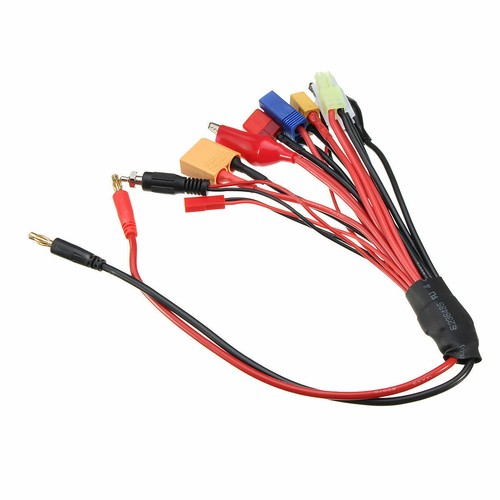 10 in 1 4mm RC Lipo Battery Multi Charger Plug Adapter Charging Cable Converter - Picture 3 of 7