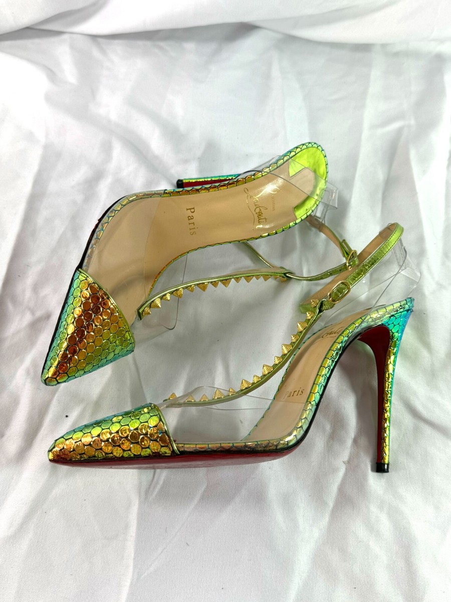 Christian Louboutin ストライプハイヒール 37 1/2 $_12.PNG?set_id=880000500F