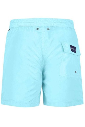 Men's Light Blue Swim Trunk Shorts - Picture 2 of 10