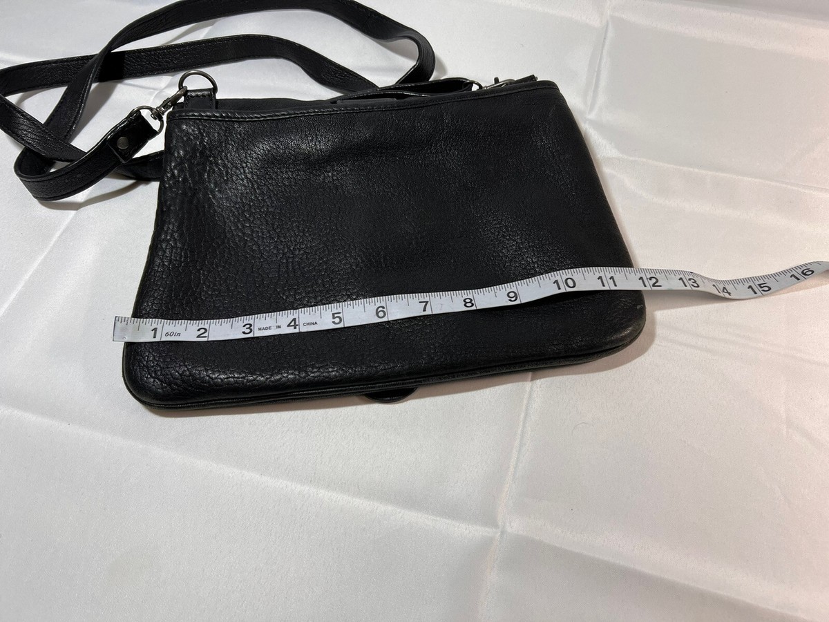 J Jill Crossbody Handbag Black Genuine Leather Purse | eBay