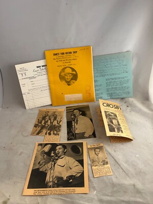 VINTAGE ERNEST TUBB RECORD SHOP CATALOG WITH CHRISTMAS LISTING &amp; NEWS  CLIPPINGS | eBay