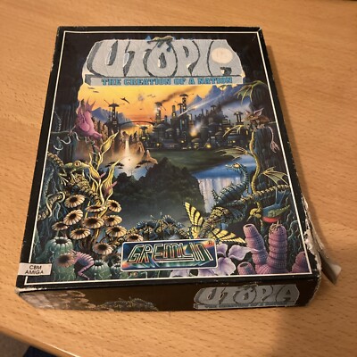 Utopia: Creation of a Nation - Commodore Amiga Spiel - OVP mit Handbuch